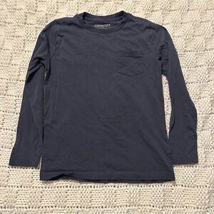 Crewcuts Kids Charcoal Long Sleeve Tee